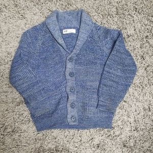 Boys H&M Knitted Cardigan Size 4/6